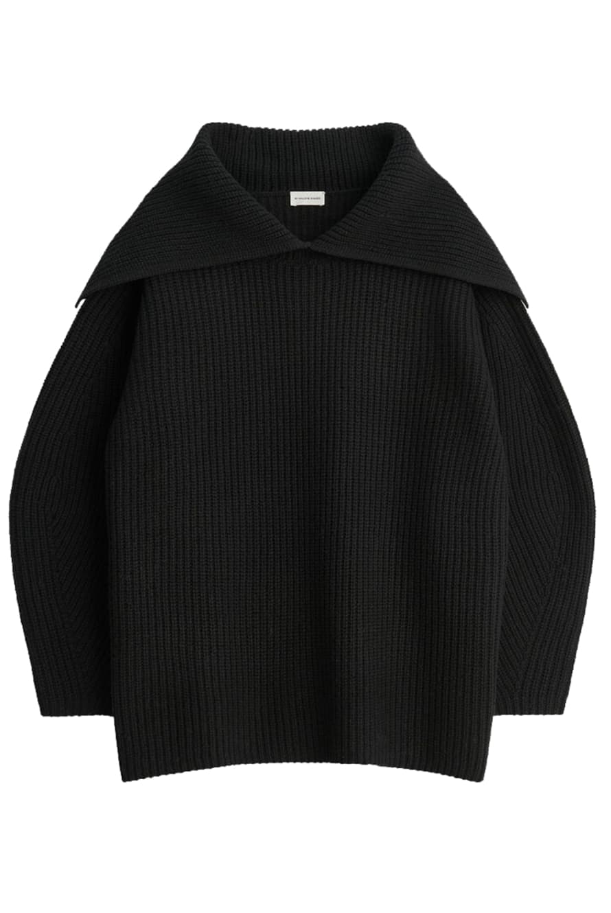 By Malene Birger Fevila Oversized Sweater - Black