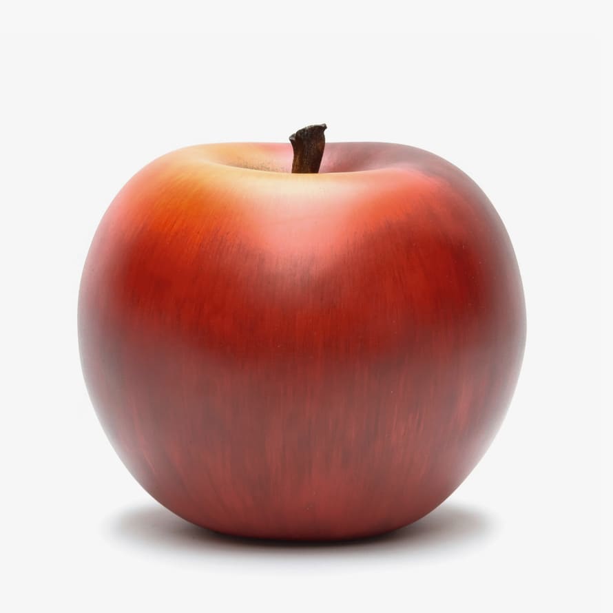 CORES DA TERRA Red Apple Sculpture by Selma Calheira Super Extra 34 cm 