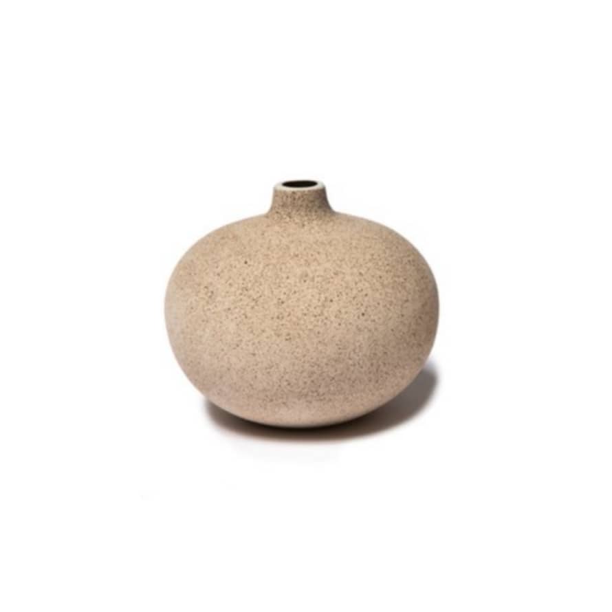 Lindform Small Bari Vase In Dark Sand