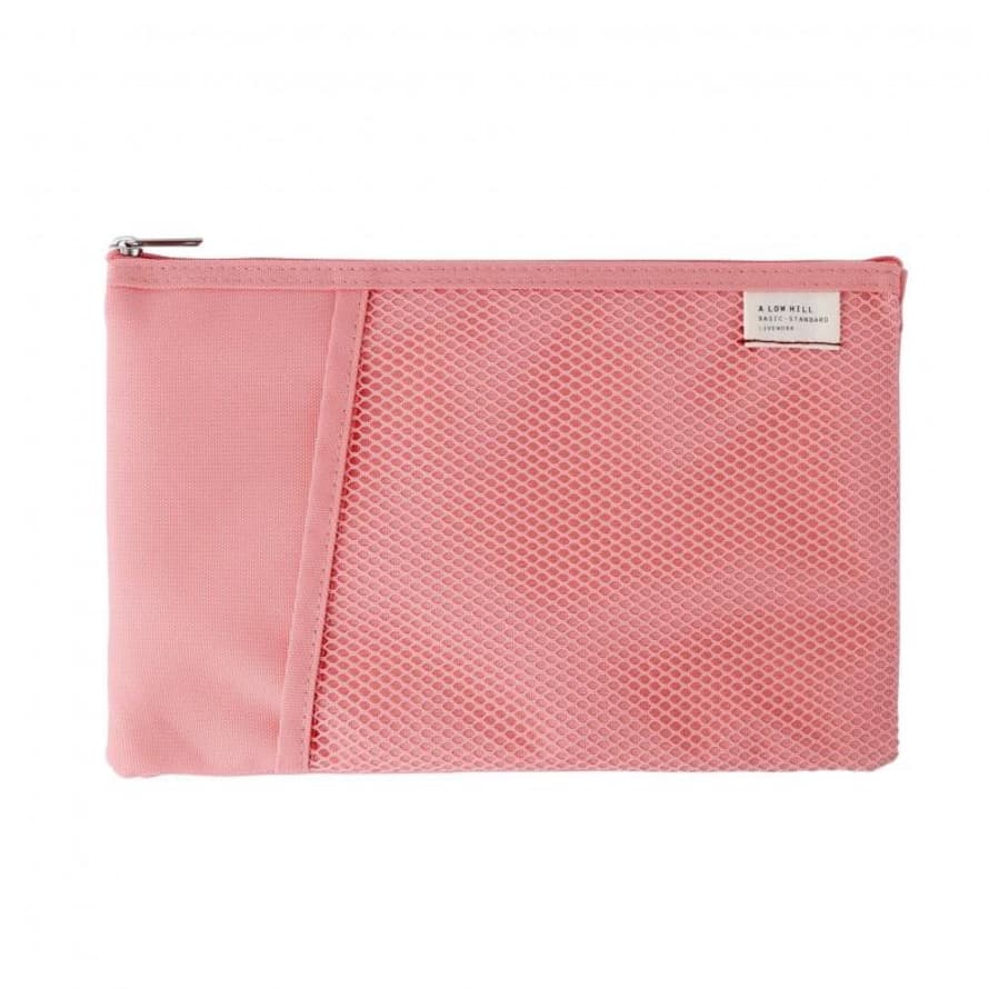 livework Mesh Pocket Daily Pouch in Pink