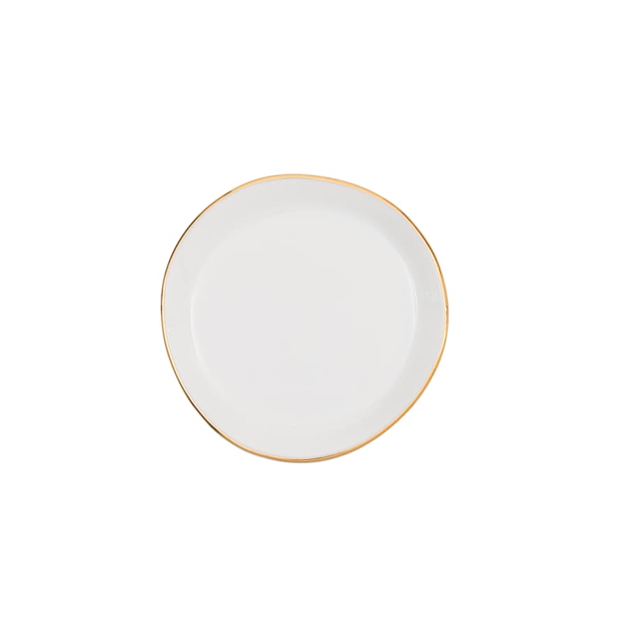 Urban Nature Culture Small White Good Morning Plate - Set of 2
