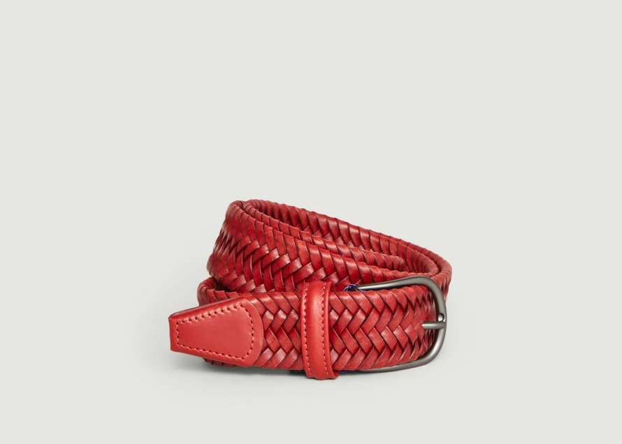 Anderson's Elasticated Braided Leather Belt