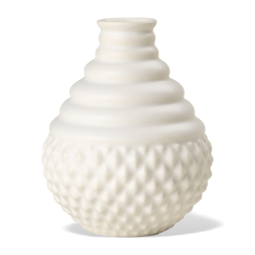 Dottir Ceramic Vase Samsurium Tumbletop White