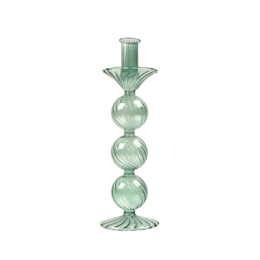 Day Birger et Mikkelsen Venezian Glass Candle Holder - Design No. 1 - Green