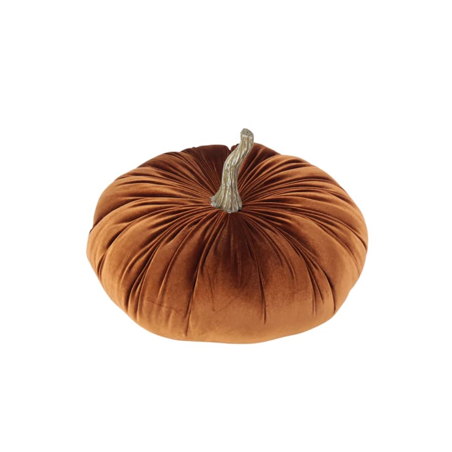 &Quirky Brown Decorative Pumpkin Cushion Medium