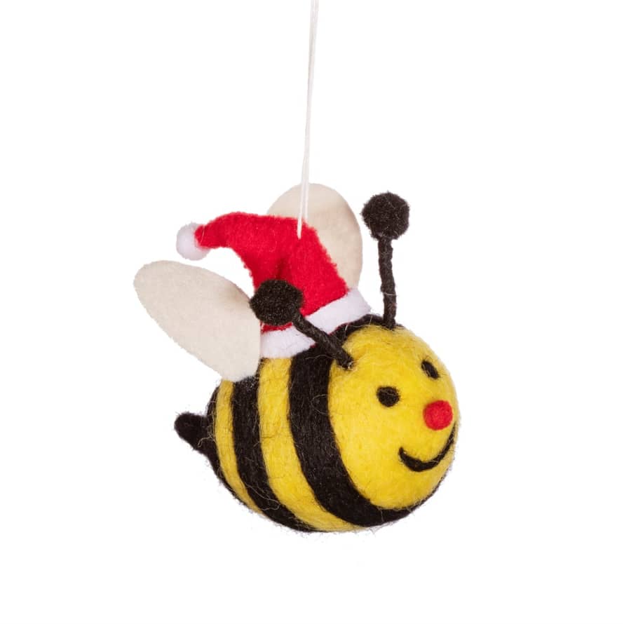 Sass & Belle  Merry Bee Felt Hanging Decoration