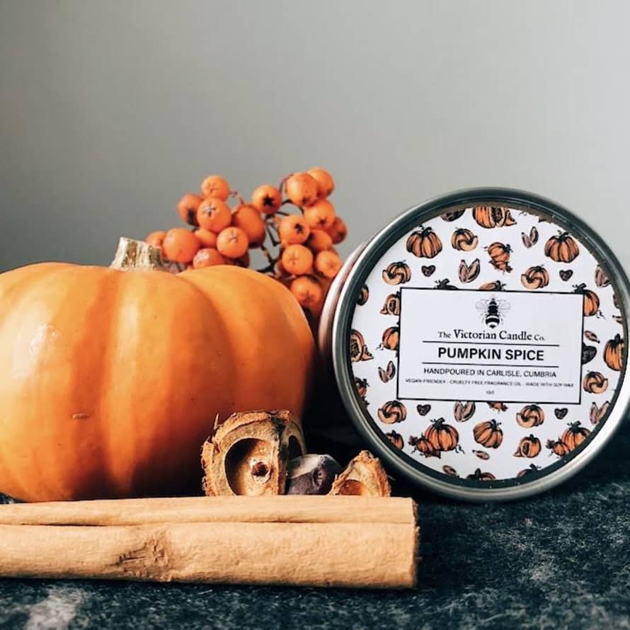 &Quirky Pumpkin Spice Candle Tin
