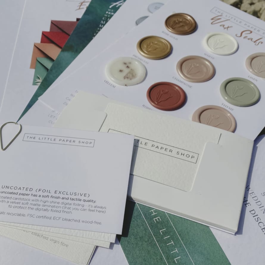 The Little Paper Shop TLPS Wedding Stationery Wax Seals Sample Pack