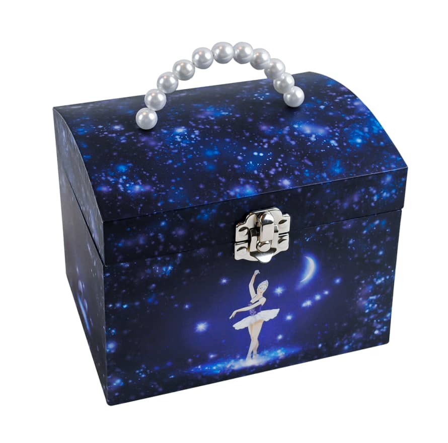 Trousselier Photoluminescent Large Jewelry Box with Music Ballet Dancer - Vanity Case - Glow in dark