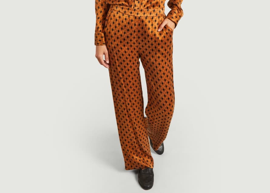 La Petite Française Pedagogue Patterned Loose Trousers