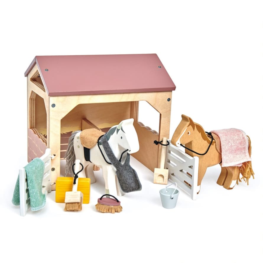 ThreadBear Design The Stables Wooden Toy
