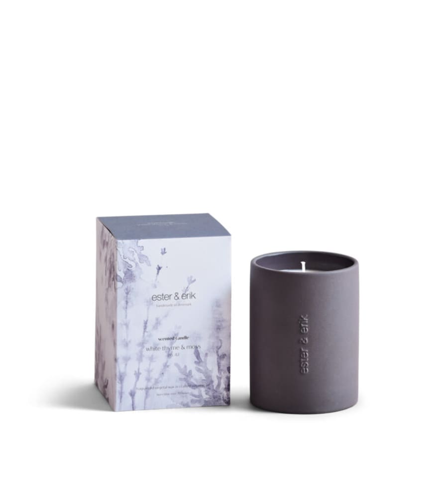 Ester & Erik White Thyme & Moss Scented Candle