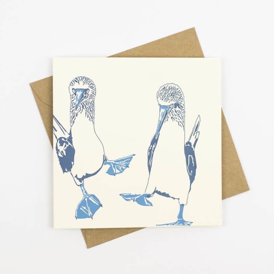 Penguin Ink Blue Footed Boobies Card