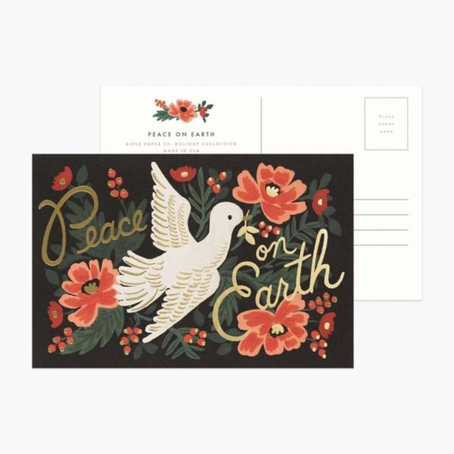 Rifle Paper Co. Peace On Earth Postcard Set Of 10
