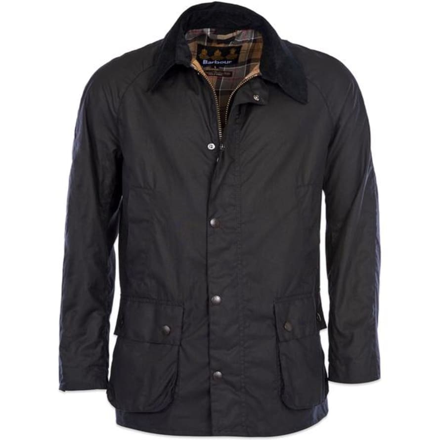 Barbour Ashby Wax Jacket Navy
