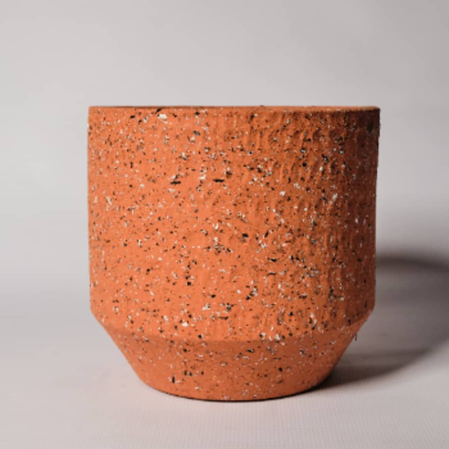 Mica Terrazzo Terracotta Pot - Large