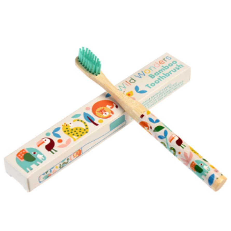 Rex London Wild Wonders Children's Bamboo Toothbrush