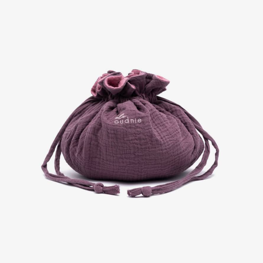 I LOVE GRAIN Large Cosmetic Bag Violet