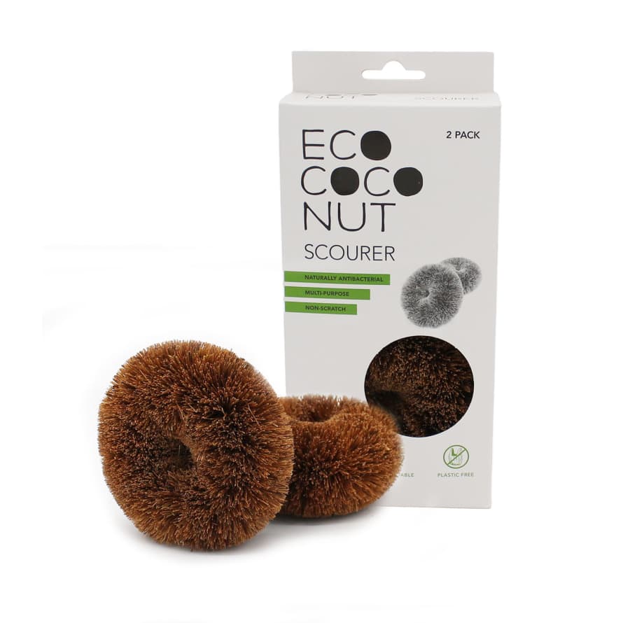 EcoCoconut Eco Coconut Scourers Pack of 2