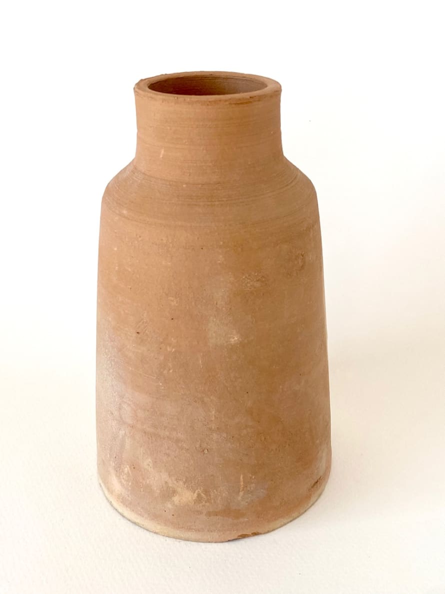 Pompon Bazar Terracotta Vase "Adana" 16cm