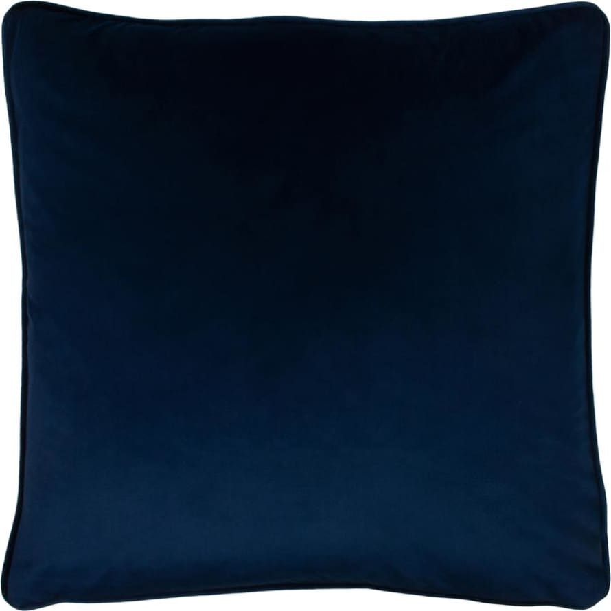Victoria & Co. Navy Velvet Opulence Cushion 55x55