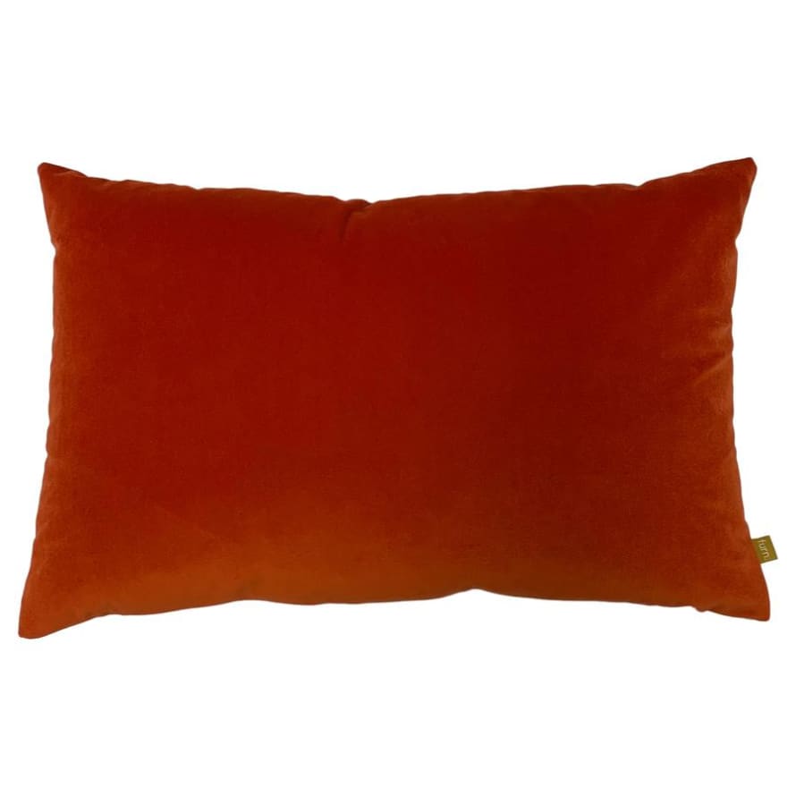 Victoria & Co. Tangerine Velvet Cushion 40x60