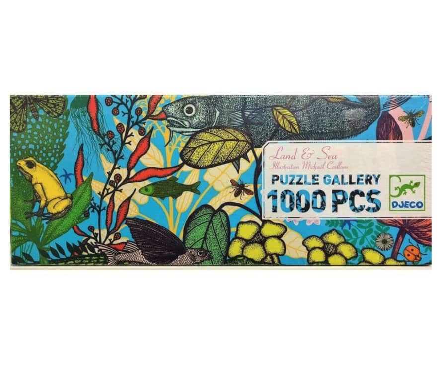 Djeco  Puzzle Gallery Land & Sea 1000 piece Jigsaw Age 9 - 109