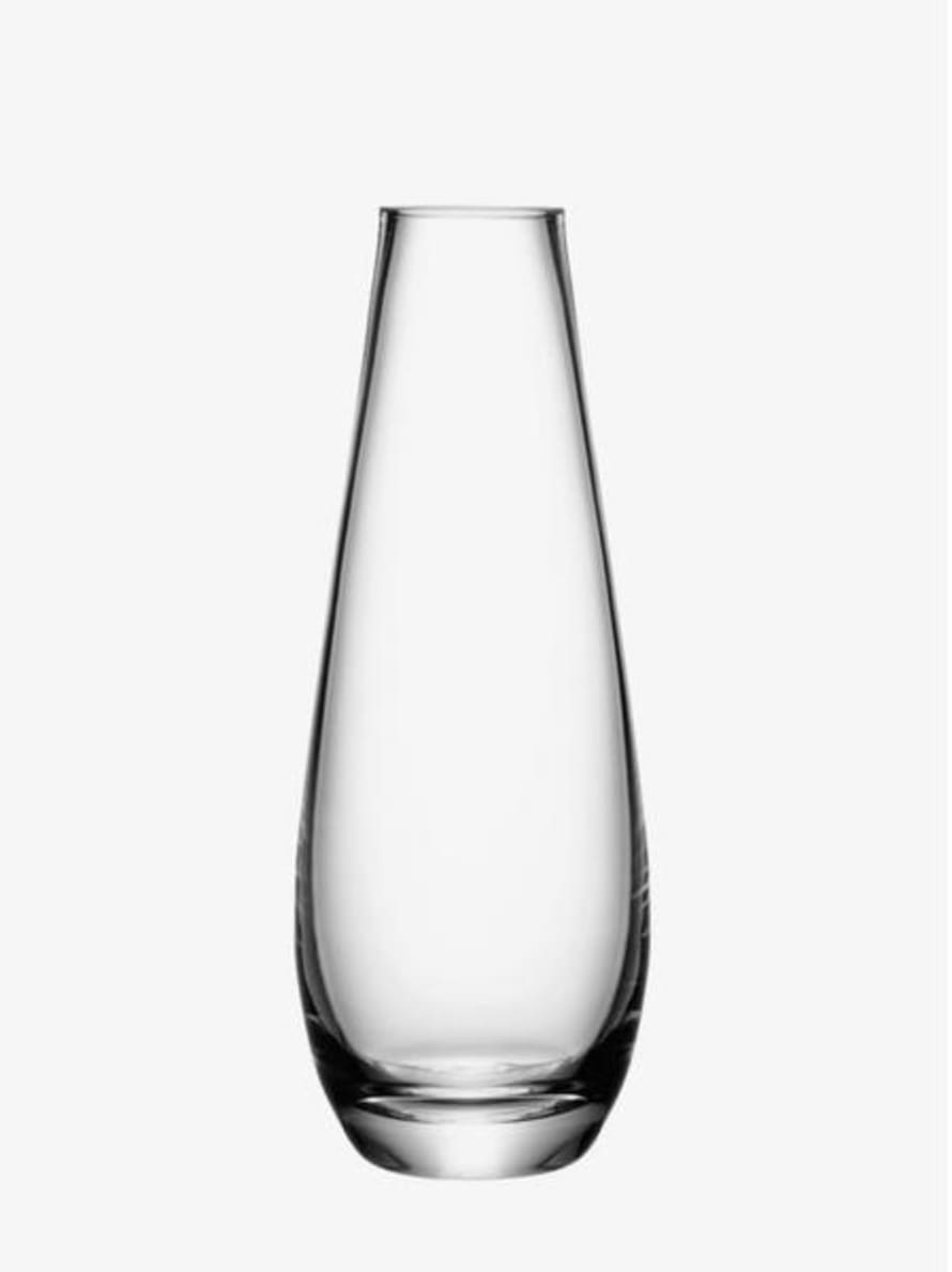 LSA International Flowe Tall Stem Vase - H25cm - Clear