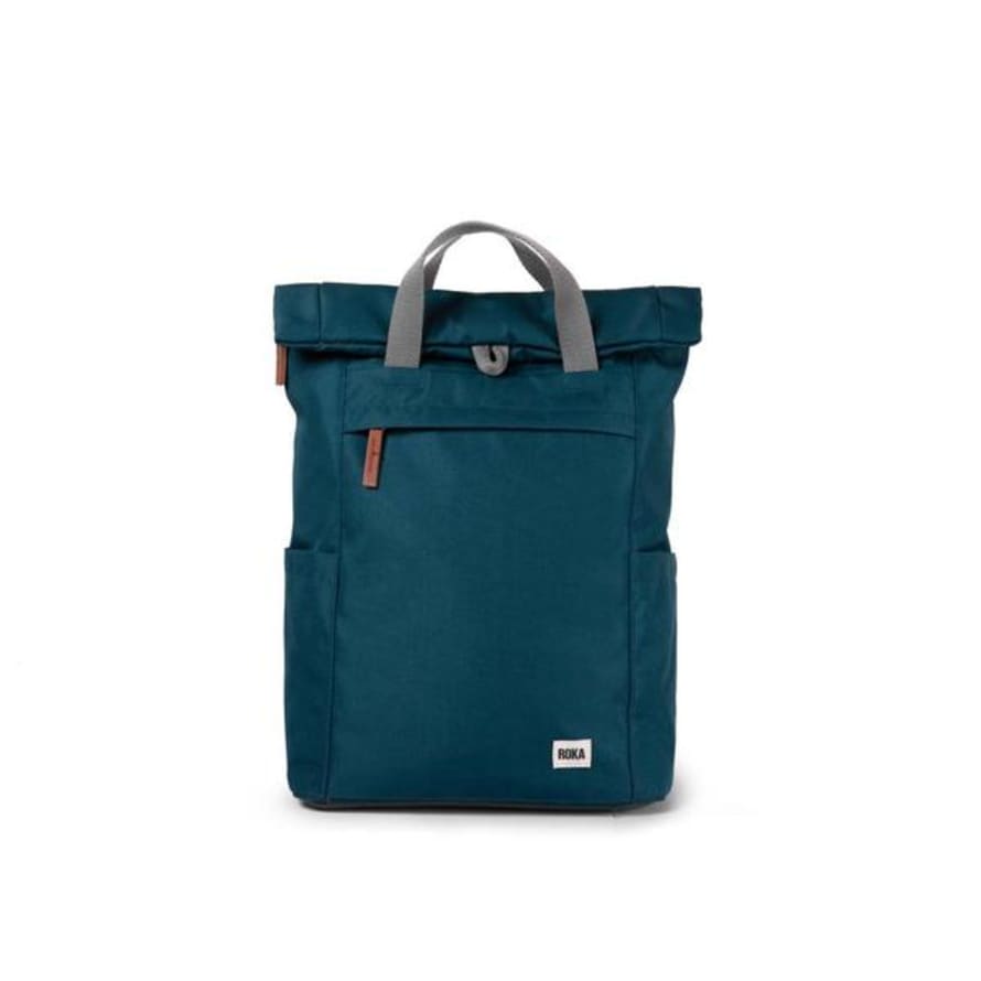 ROKA Small Teal Sustainable Finchley Backpack
