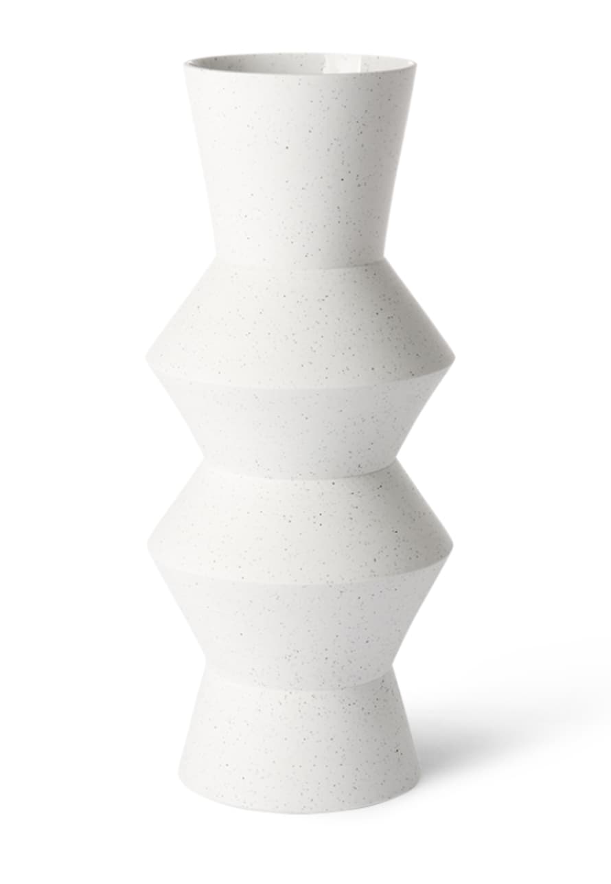 HK Living Speckled Clay Vase Angular