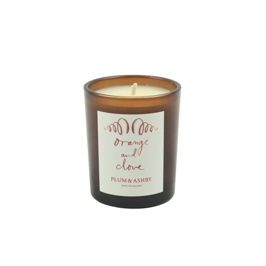 Plum + Ashby Orange & Clove Scented Candle - Small