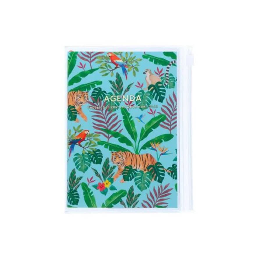 Mark's  16 Month Jungle Diary A6 Turquoise