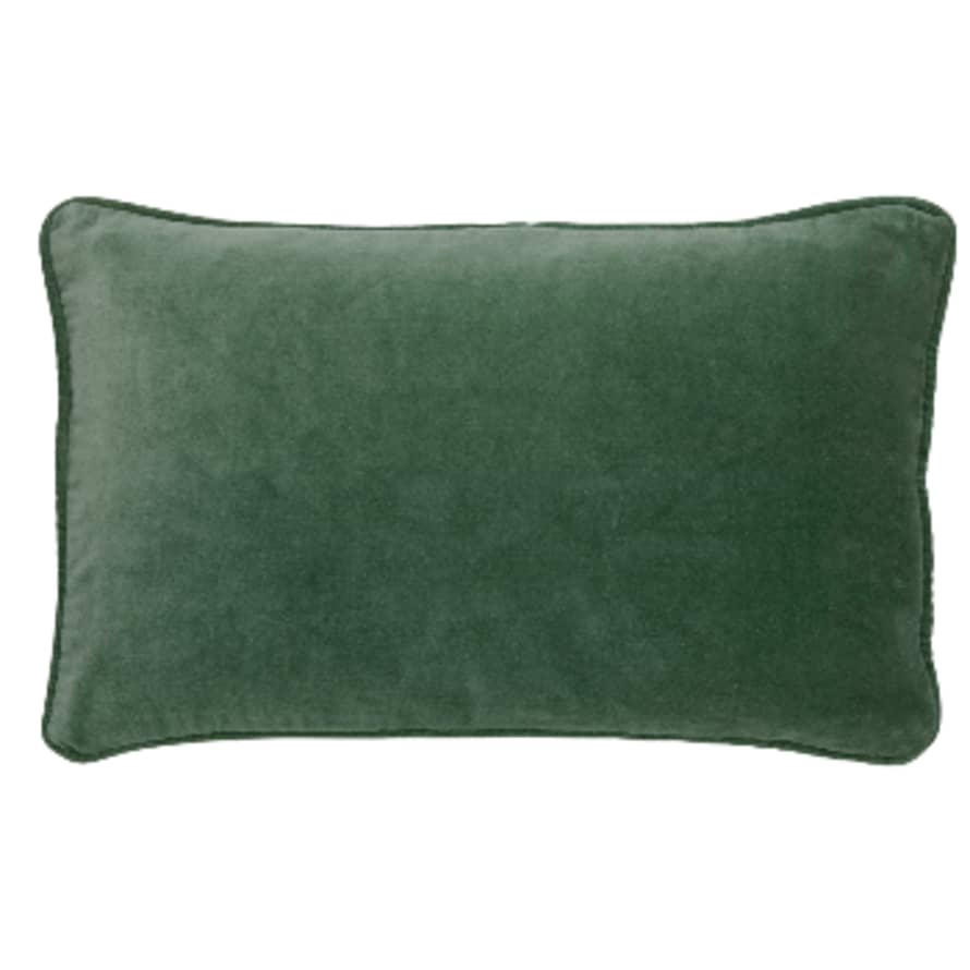 Bungalow DK Velvet & Down Cushion 33x50cm - Artichoke