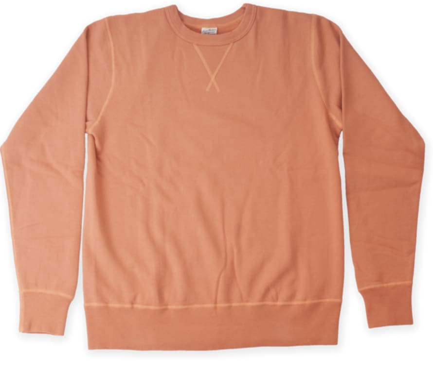 Buzz Rickson's Plain Crew Sweatshirt Orange