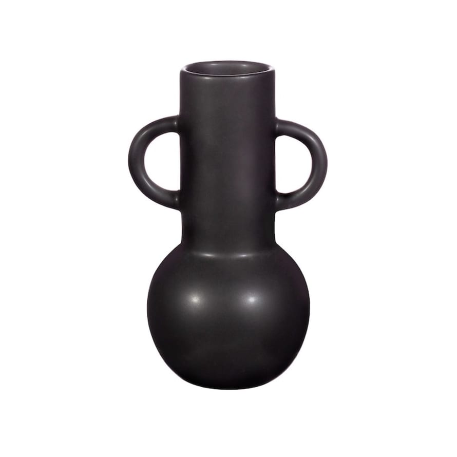 Sass & Belle  Black Amphora Vase