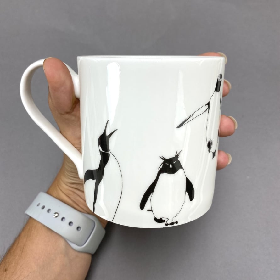 Penguin Ink Multi Penguin Mug