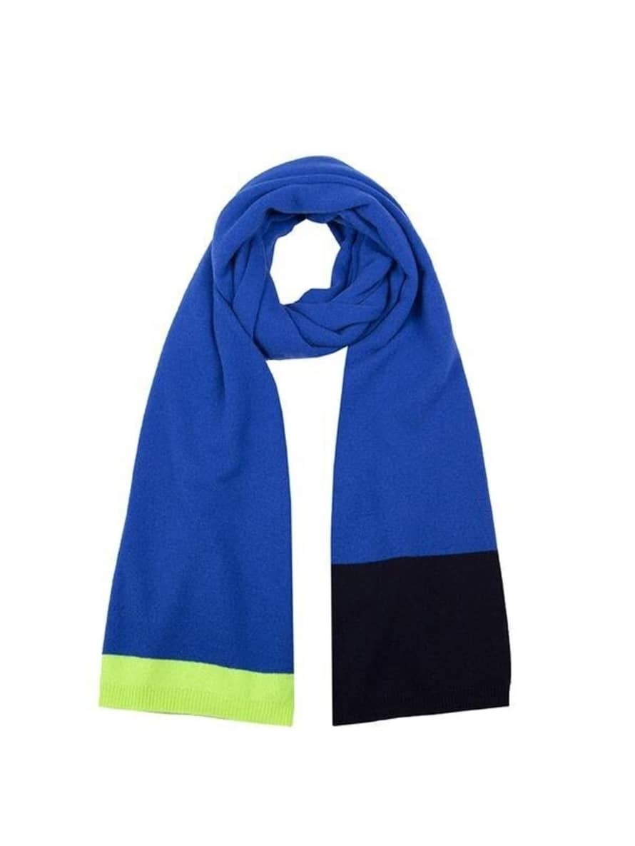 Cocoa Cashmere Royal Blue Scarf