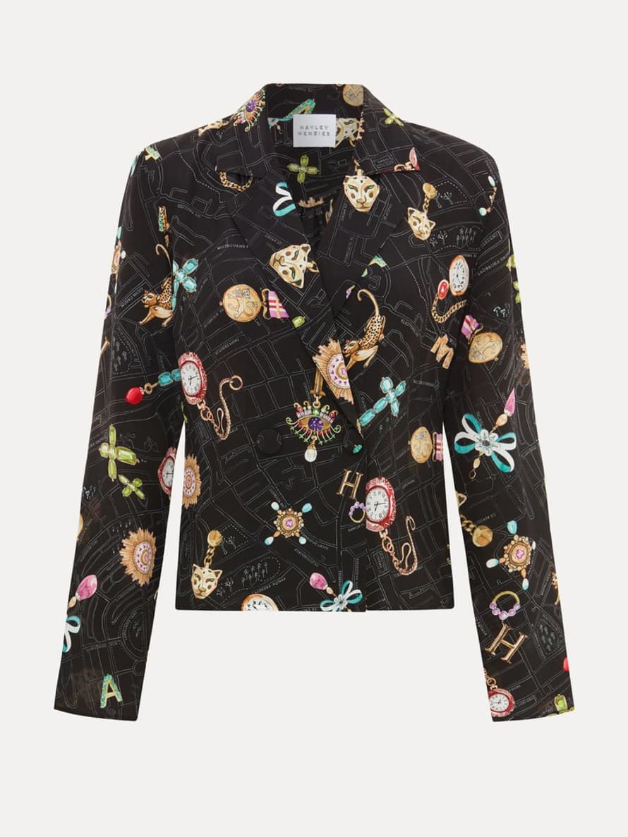 Hayley Menzies Silk Tux Shirt Forever Portobello