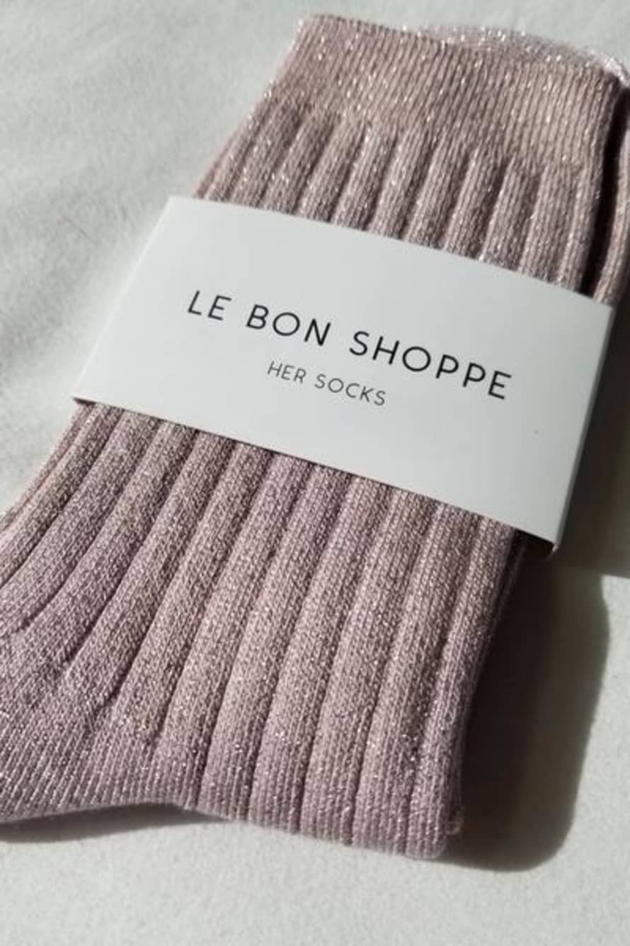 Le Bon Shoppe Her Rose Glitter Socks