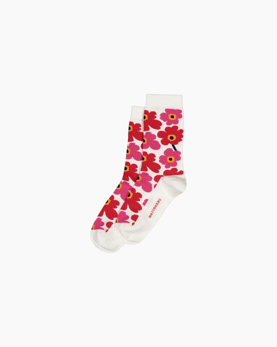 Marimekko Womens Hieta Unikko Socks Size 37-39