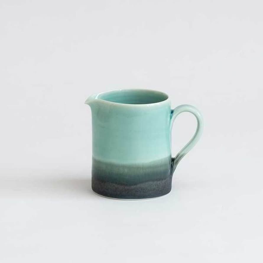 Edit Juhasz - Hand Thrown Porcelain - Small Jug - Turquoise