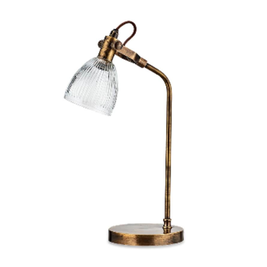 Nkuku Rarni Table Lamp - Antique Brass