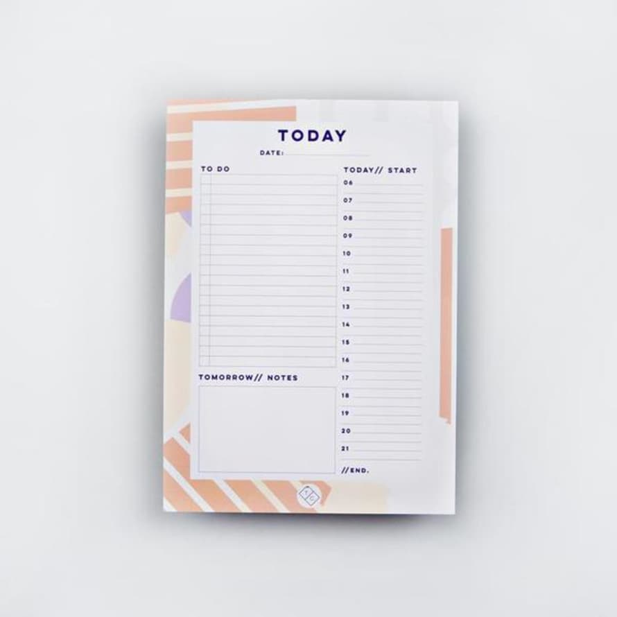 The Completist Spots And Stripes Daily Planner Pad