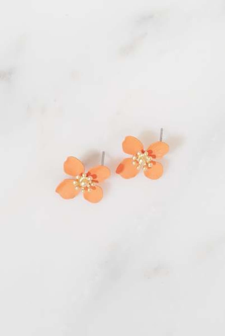 Lilac Rose Lola Orange Earrings
