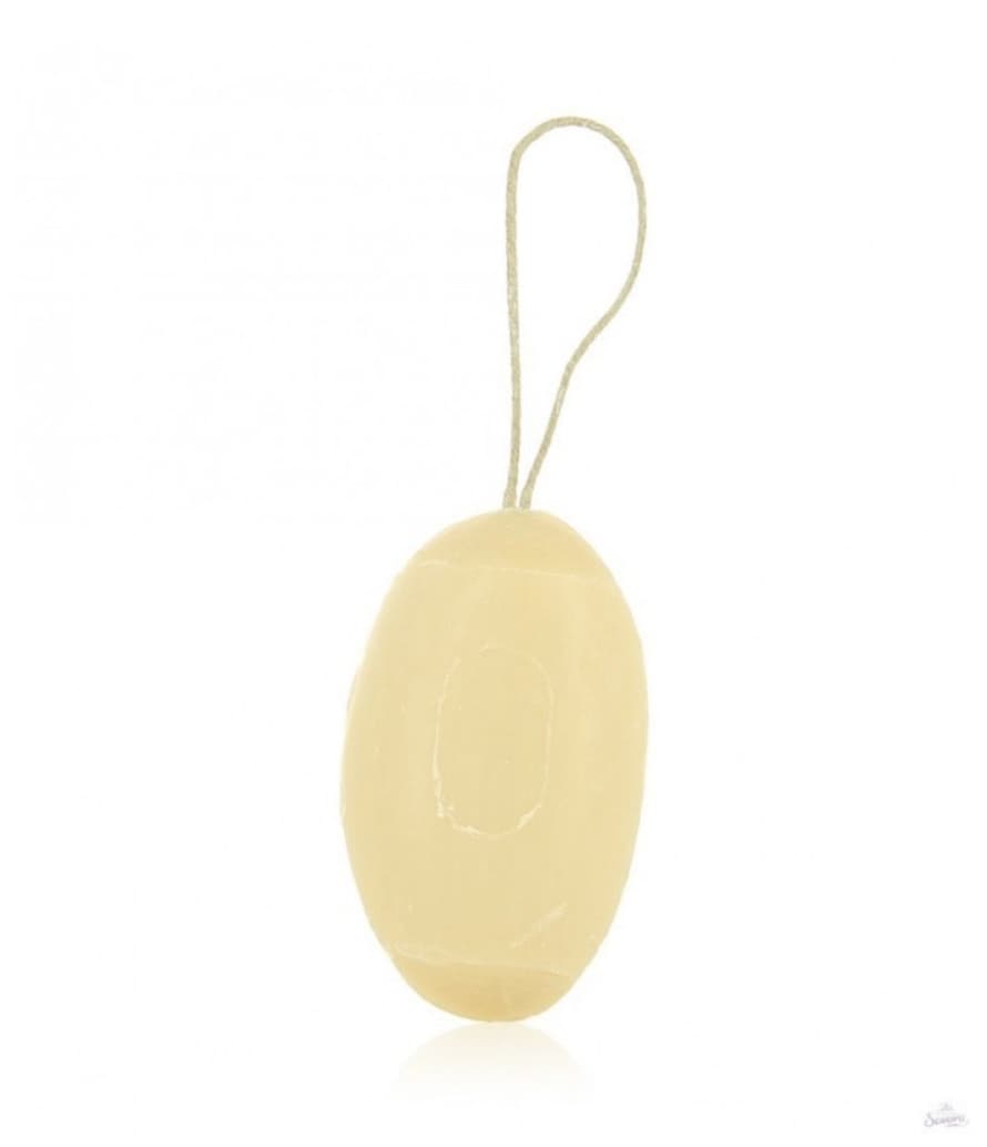 Savon de Marseille Soap on a Rope Essential Oils Almond, Citrus & Olive & Yellow Clay 155G