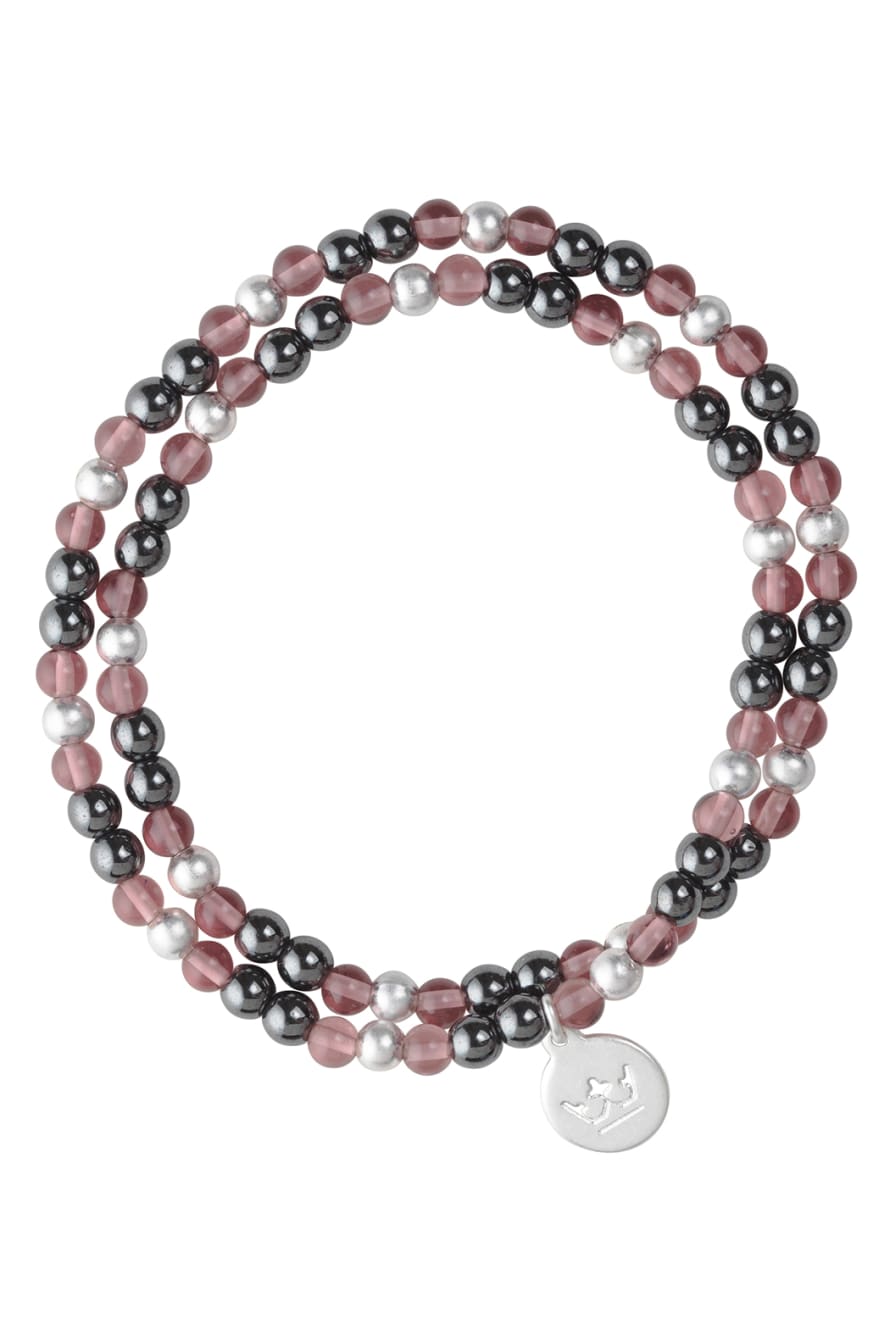Sence Copenhagen Diversity Beads Bracelet - Hematite & Glass