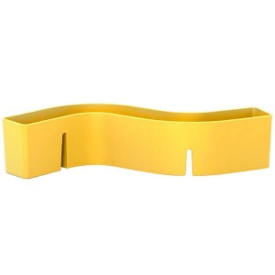 Vitra S Shaped Tidy Container - Yellow