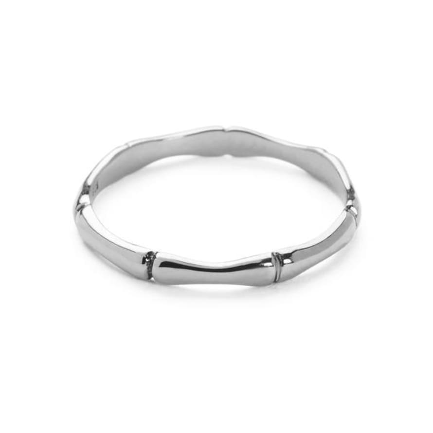 Just Bamboo Ring Silver