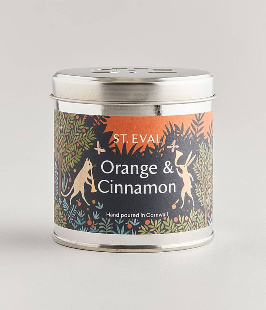 St Eval Candle Company Orange & Cinnamon Tin Candle  