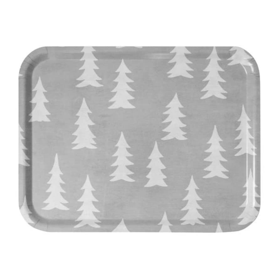 Fine Little Day Gran Grey And White Tray Large
